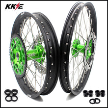 Load image into Gallery viewer, KKE 21/18 Enduro or 21/19 MX Wheels for Kawasaki KX125 KX250 2003-2005 Disc