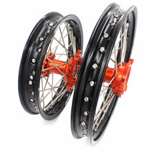 Load image into Gallery viewer, KKE 14"*1.4/12"*1.6 Kid's Small Wheels Rims Set Fit KTM SX 65 2002-2024