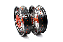 Load image into Gallery viewer, KKE 17Inch CUSH Drive Supermoto Wheels Rims For KTM690 SMC 2007-2011 320MM Disc