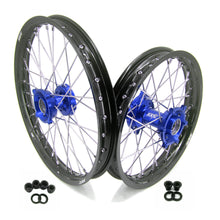 Load image into Gallery viewer, KKE 19" 16" CNC Big Kid's Wheels Rims Fit For Husqvarna TC85 Gas Gas MC85 2021-2024 Blue