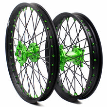 Load image into Gallery viewer, KKE 21/19 MX Dirtbike Spoked Wheels Rims For KAWASAKI KX250F KX450F 2006-2014 Disc