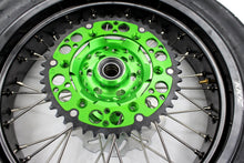 Load image into Gallery viewer, KKE 17inch KX450 KX450X KX250F 2020 KX450F 2019-2021 KX450 2019-2023 For KAWASAKI Supermoto Rims CST Tires Green