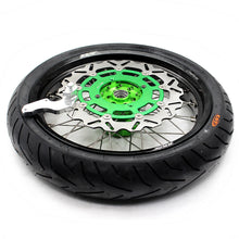 Load image into Gallery viewer, KKE 17inch KX250F 2006-2019 KX450F 2006-2018 For KAWASAKI Supermoto Rims CST Tires