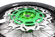 Load image into Gallery viewer, KKE 17inch KX450 KX450X KX250F 2020 KX450F 2019-2021 KX450 2019-2023 For KAWASAKI Supermoto Rims CST Tires Green