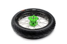 Load image into Gallery viewer, KKE 17inch KX450 KX450X KX250F 2020 KX450F 2019-2021 KX450 2019-2023 For KAWASAKI Supermoto Rims CST Tires Green