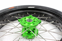 Load image into Gallery viewer, KKE 17inch KX450 KX450X KX250F 2020 KX450F 2019-2021 KX450 2019-2023 For KAWASAKI Supermoto Rims CST Tires Green