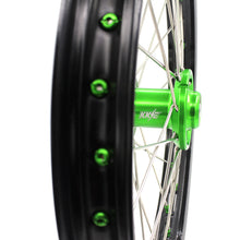 Load image into Gallery viewer, KKE 17/14 For KAWASAKI KX85 KX80 KX100 KLX140/L Big Kid's Wheels Rim Green Nipples