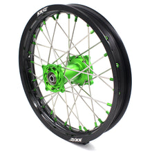 Load image into Gallery viewer, KKE 17/14 For KAWASAKI KX85 KX80 KX100 KLX140/L Big Kid's Wheels Rim Green Nipples