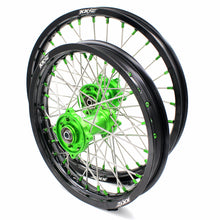 Load image into Gallery viewer, KKE 17/14 For KAWASAKI KX85 KX80 KX100 KLX140/L Big Kid's Wheels Rim Green Nipples
