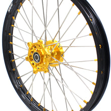 Load image into Gallery viewer, KKE 21 & 19 MX Dirt Bike Rims For SUZUKI RM125 2001-2007 RM250 2008 Gold Nipple