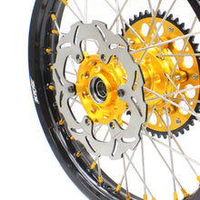 Load image into Gallery viewer, KKE 21 & 19 MX Dirt Bike Rims For SUZUKI RM125 2001-2007 RM250 2008 Gold Nipple