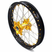 Load image into Gallery viewer, KKE 21 & 19 MX Dirt Bikes Rims For SUZUKI RM125 RM250 1996-2000 Gold Nipples