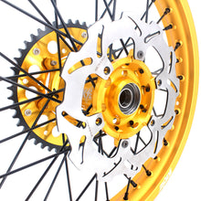 Load image into Gallery viewer, KKE 21 & 19 Gold Rims For Suzuki RM125 2001-2007 RM250 2001-2008 Off Road Wheels