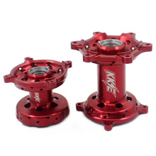 Load image into Gallery viewer, KKE CNC Red Front & Rear Hubs Set For SUZUKI RMZ250 2007-2025 RMZ450 2005-2025