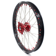 Load image into Gallery viewer, KKE 21 & 19 Wheels for Suzuki RMZ250 2007-2025 RMZ450 2005-2025 Red Nipples