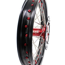 Load image into Gallery viewer, KKE 21 & 19 Wheels for Suzuki RMZ250 2007-2025 RMZ450 2005-2025 Red Nipples