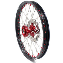 Load image into Gallery viewer, KKE 21 & 19 Wheels for Suzuki RMZ250 2007-2025 RMZ450 2005-2025 Red Nipples