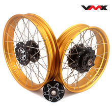 Load image into Gallery viewer, VMX 19inch / 17inch Spoked Tubeless Wheels Set For KTM390 Adventure 2020 2021 Gold Rim