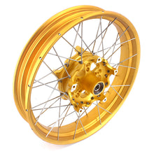 Load image into Gallery viewer, VMX 19inch & 17inch Tubeless Spoked Wheels For BMW R1200GS 2013-2020 R1250GS 2019-2023 Gold Hub & Rim
