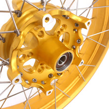 Load image into Gallery viewer, VMX 19inch & 17inch Tubeless Spoked Wheels For BMW R1200GS 2013-2020 R1250GS 2019-2023 Gold Hub & Rim