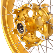 Load image into Gallery viewer, VMX 19inch & 17inch Tubeless Spoked Wheels For BMW R1200GS 2013-2020 R1250GS 2019-2023 Gold Hub & Rim