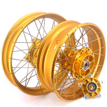 Load image into Gallery viewer, VMX 19 17 Inch CUSH Drive For BMW F750GS 2019-2024 Tubeless Alloy Spoke Wheels Gold Hub
