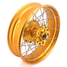 Load image into Gallery viewer, VMX 19 17 Inch CUSH Drive For BMW F750GS 2019-2024 Tubeless Alloy Spoke Wheels Gold Hub