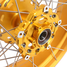 Load image into Gallery viewer, VMX 19 17 Inch CUSH Drive For BMW F750GS 2019-2024 Tubeless Alloy Spoke Wheels Gold Hub
