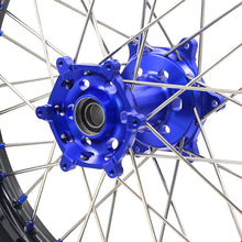 Load image into Gallery viewer, KKE 21 18 Rims for Yamaha WR250F 2001-2016 WR450F 2003-2015 Blue Nipple 250mm/245mm