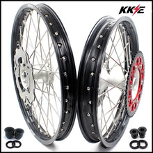 Load image into Gallery viewer, KKE 21 & 19 Casting MX Rims for Honda XR650R 2000-2008 240MM/240MM Disc Silver&Black