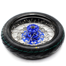 Load image into Gallery viewer, KKE 3.5/4.25*17inch Supermoto Wheels For YAMAHA YZ125 YZ250 YZ450FX YZ250F YZ450F Tires