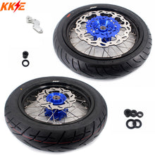 Load image into Gallery viewer, KKE 3.5/4.25*17inch Cush Drive Supermoto Wheels Tires For SUZUKI DR650SE 1996-2021