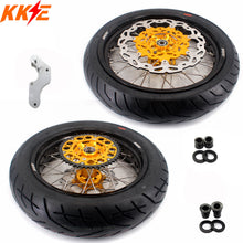 Load image into Gallery viewer, KKE 3.5/4.25*17inch Supermoto Wheels CST Tires For SUZUKI DRZ400 DRZ400E DRZ400S