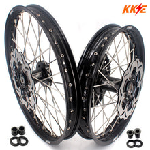 Load image into Gallery viewer, KKE 21/18 Enduro Dirtbike Wheel Rim For SUZUKI DRZ400 DRZ400S DRZ400E Black Hub & Rim