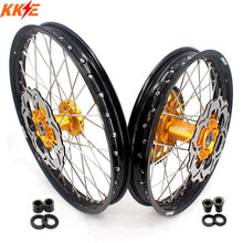 Load image into Gallery viewer, KKE 21" 18" Enduro Spoked Wheels Rims For SUZUKI DRZ400 DRZ400E DRZ400S