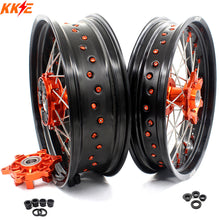 Load image into Gallery viewer, KKE 17Inch CUSH Drive Supermoto Wheels Rims For KTM690 SMC 2007-2011 For KTM690 Enduro R 2008-2022