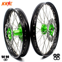 Load image into Gallery viewer, KKE 21 18 Enduro Dirtbike Wheels For KAWASAKI KX125 KX250 1993-2002 220mm Disc