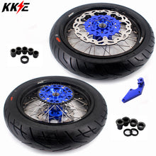 Load image into Gallery viewer, KKE 3.5/4.25*17inch Supermoto Wheels For YAMAHA YZ125 YZ250 YZ450FX YZ250F YZ450F Tires