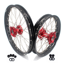 Load image into Gallery viewer, KKE 17/14 Factory Size Kids Big Wheels Rims Fit KTM SX 85 2025 GAS GAS MC85 Red