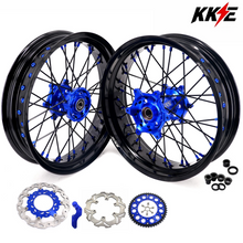 Load image into Gallery viewer, KKE 3.5/4.25*17" Supermoto Wheels Rims For YAMAHA WR250F 2001-2019 WR450F 2003-2018