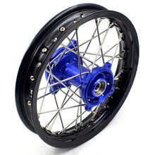 Load image into Gallery viewer, KKE 14 &amp; 12 Kids Wheels Rims Set for YAMAHA YZ65 2018-2023 Blue
