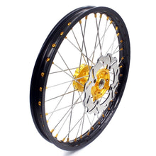 Load image into Gallery viewer, KKE 21 &amp; 19 MX Rims for Suzuki RMZ250 2007-2025 RMZ450 2005-2025 Gold Nipple
