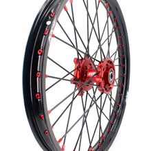 Load image into Gallery viewer, KKE 21 &amp; 19 MX Rims for Suzuki RMZ250 2007-2025 RMZ450 2005-2025 Black Spokes
