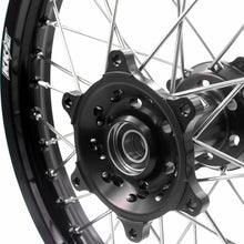 Load image into Gallery viewer, KKE 21 &amp; 18 Enduro Wheels Rims for Husqvarna TE TC FE FC SMR TXC  2000-2013 Red Hubs
