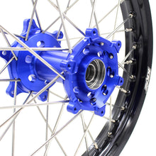 Load image into Gallery viewer, KKE 21 &amp; 18 Enduro Wheels Rims Set for Yamaha WR250R 2008-2020 Blue&amp;Black

