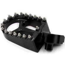 Load image into Gallery viewer, KKE BILLET CNC FOOTPEGS FOR YAMAHA YZ85 YZ125 YZ250 YZ426F YZ450F WR250F WR450F BLUE BLACK SILVER OPTIONAL

