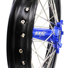 Load image into Gallery viewer, KKE 21 &amp; 18 Enduro Wheels Rims Set for Yamaha WR250R 2008-2020 Blue&amp;Black
