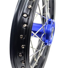 Load image into Gallery viewer, KKE 14 &amp; 12 Kids Wheels Rims Set for YAMAHA YZ65 2018-2023 Blue
