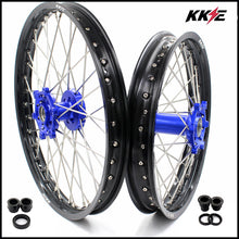 Load image into Gallery viewer, KKE 21 &amp; 18 Enduro Wheels Rims Set for Yamaha WR250R 2008-2020 Blue&amp;Black
