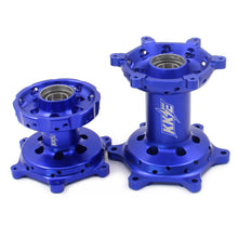 Load image into Gallery viewer, KKE Replacement Blue Wheel Hub Set For Yamaha YZ125 YZ250 YZ250F YZ450F 2024
